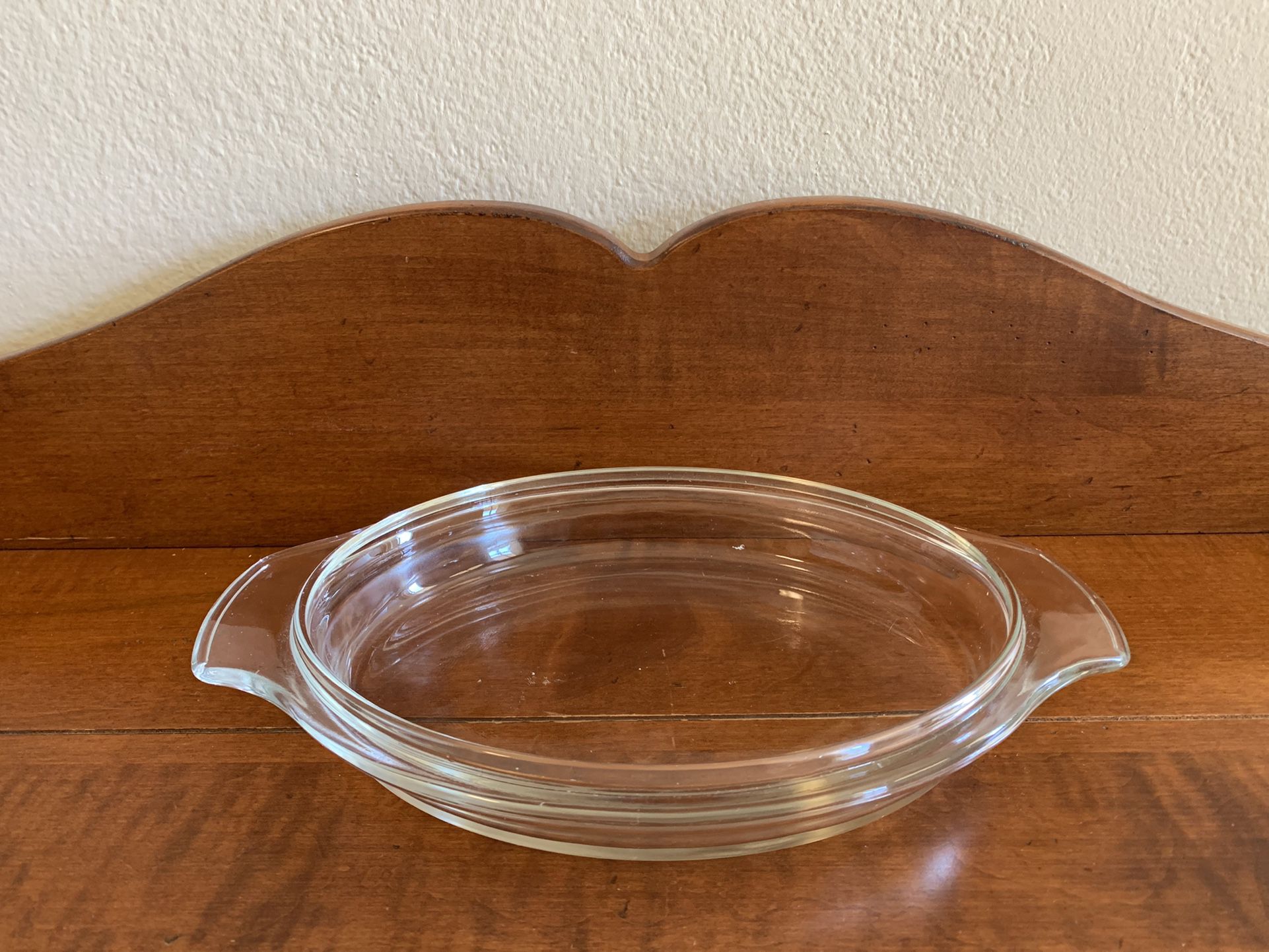 Vintage Fire King 433 Clear glass lid