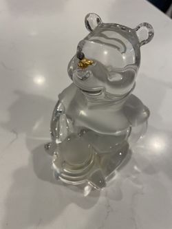 Rare,Lenox Crystal Pooh Bear