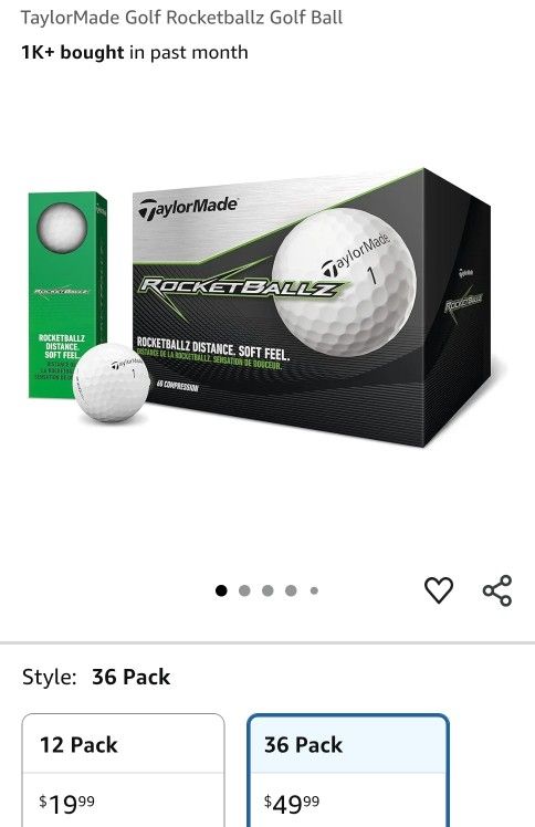 TaylorMade Golf Rocketballz Golf Ball