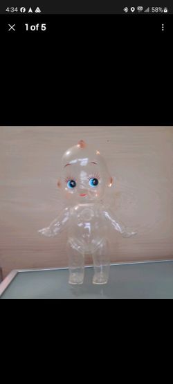 Kewpie 25cm Transparent Clear Doll Soft Vinyl Imported From Japan