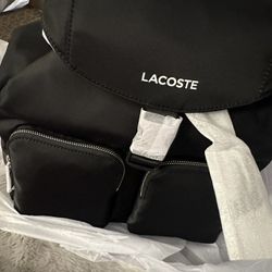 LaCoste backpack brand new black