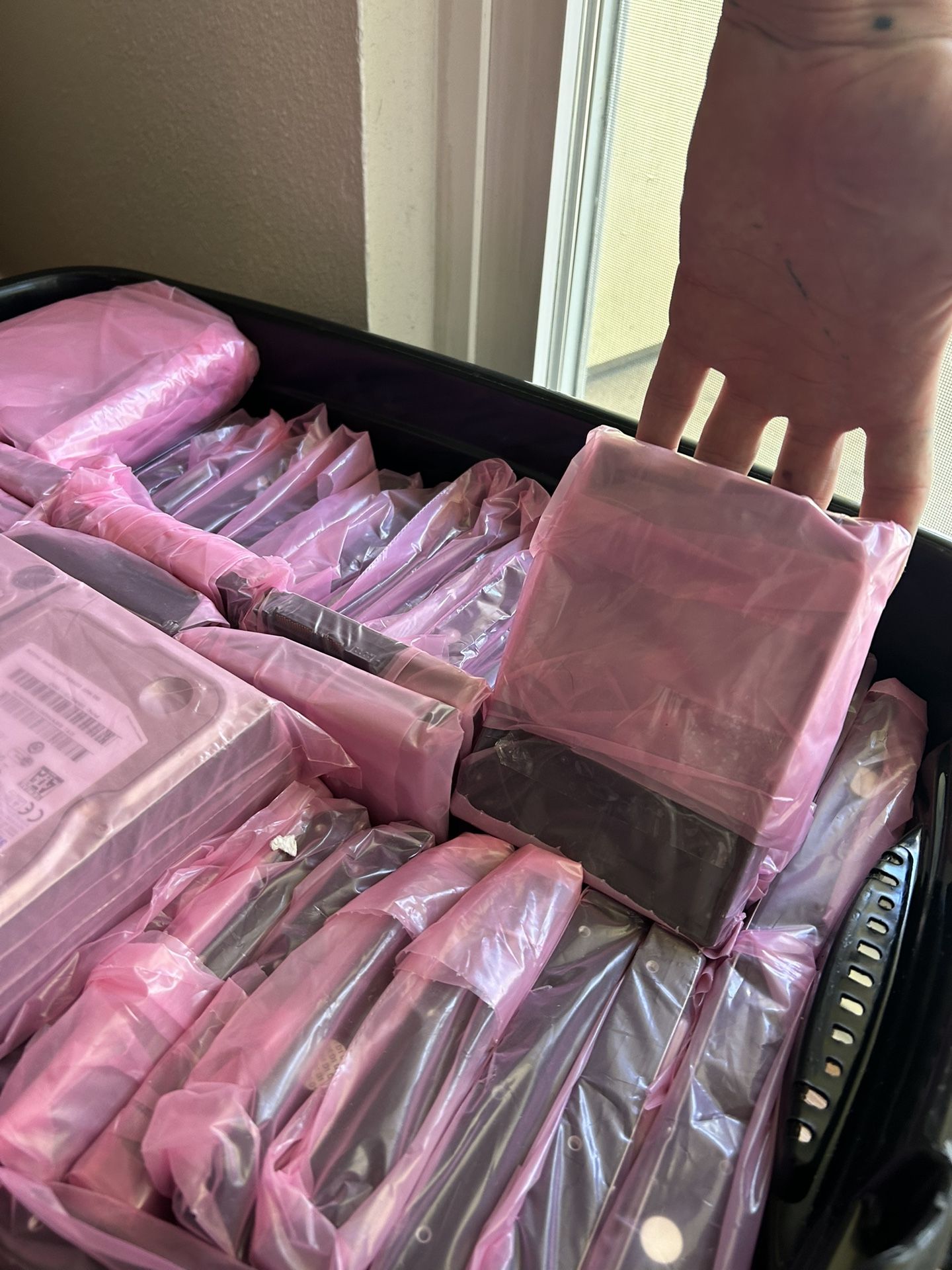 152 Like New Hard Drives, Must Sell