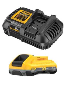 DEWALT 20 -Volt 1 -Pack Battery and Charger ( 4 Ah Lithium-ion )