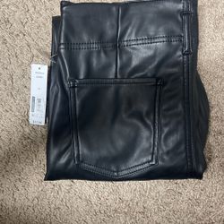 Faux Leather Pants