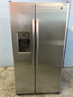 Brand New Scratch & Dent GE Stainless Steel Counter Depth Refrigerator