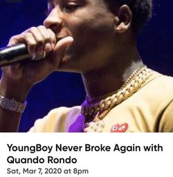 YoungBoy Never Broke Again Tour Tickets