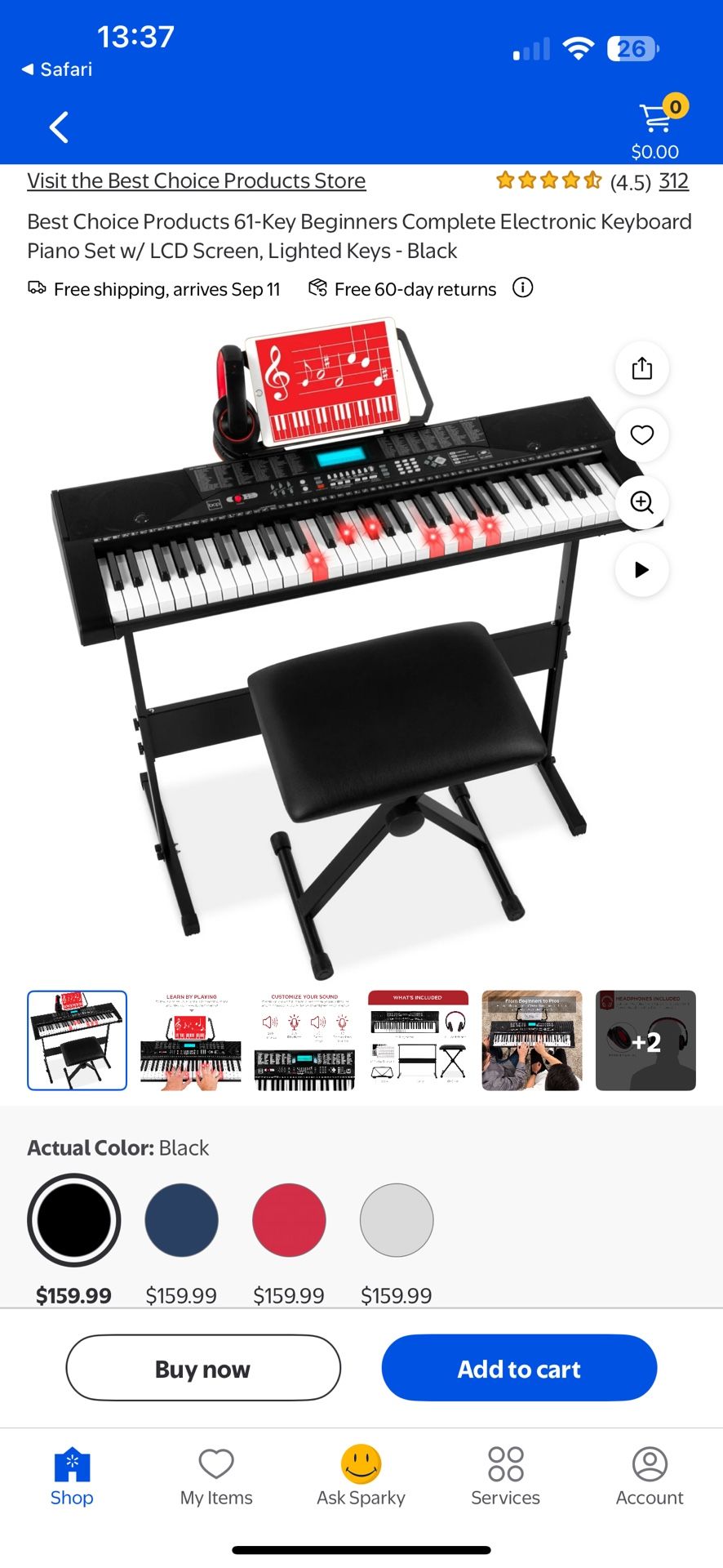 61 Key Keyboard Electronic Set Piano