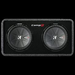 Kicker CompR Dual Subwoofer Enclosure