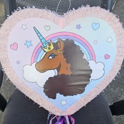 Black Unicorn Pinata