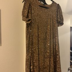 Gold Sequin Dress Cocktail