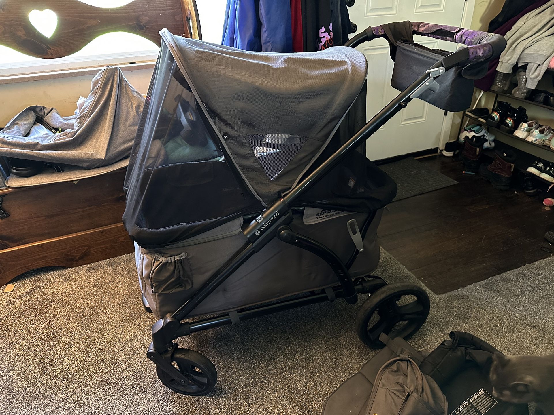 Babytrend 2 In 1 Expedition Plus Stroller Wagon