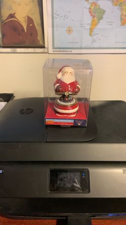 Cracker Barrel music box Santa