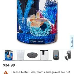 Betta Fish Desktop Tank Kit