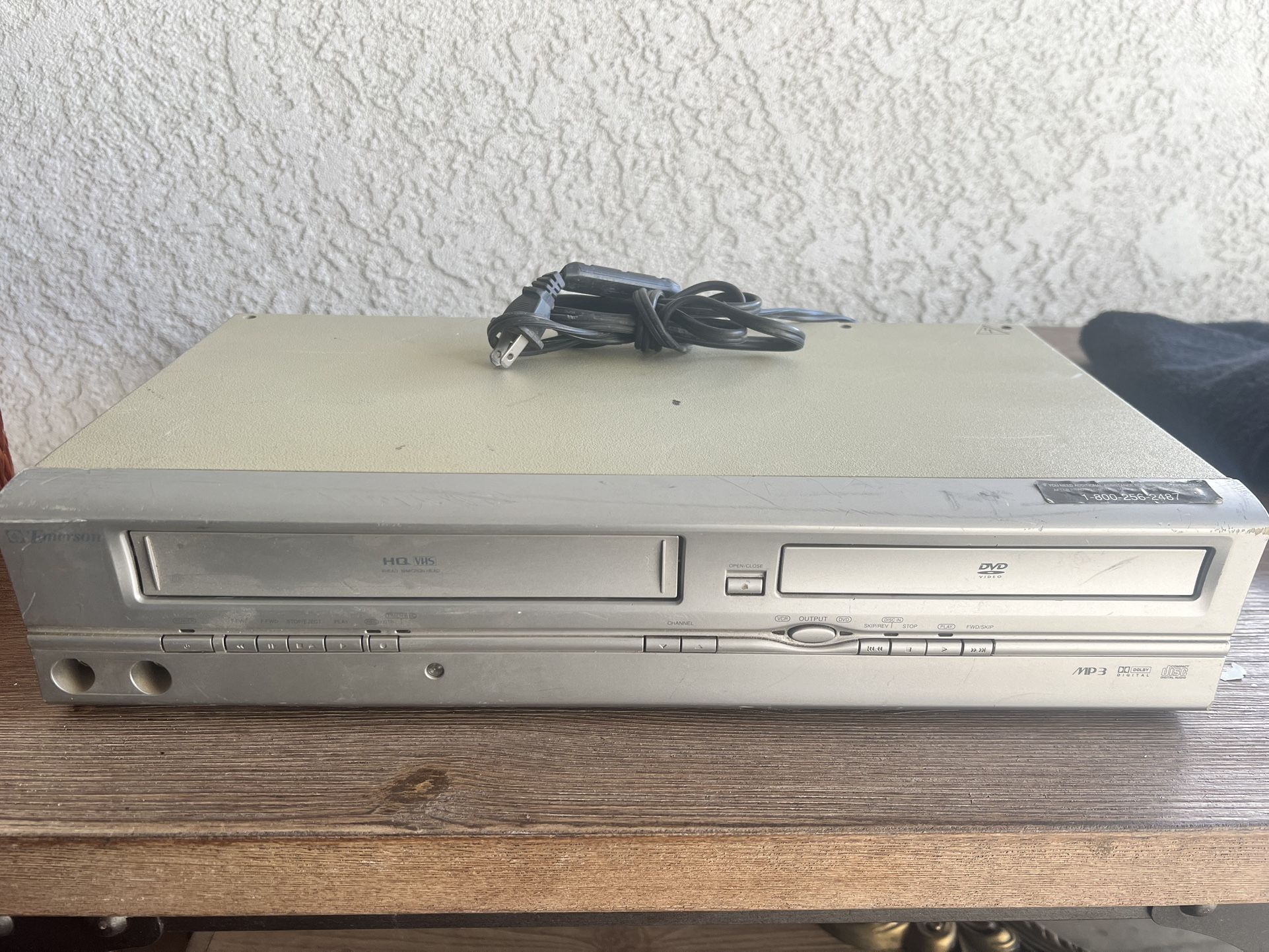 DVD/VCR Untested Read