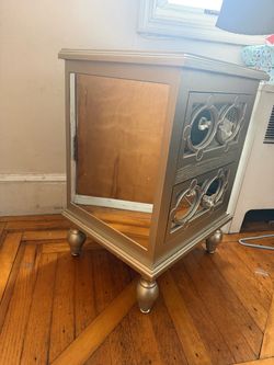 Mirrored Nightstand