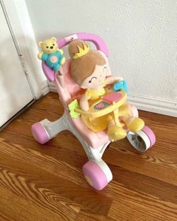 Fisher Price Stroll Along Doll Stroller Baby Walker