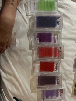 Colored Eyelash Extension Trays Bundle