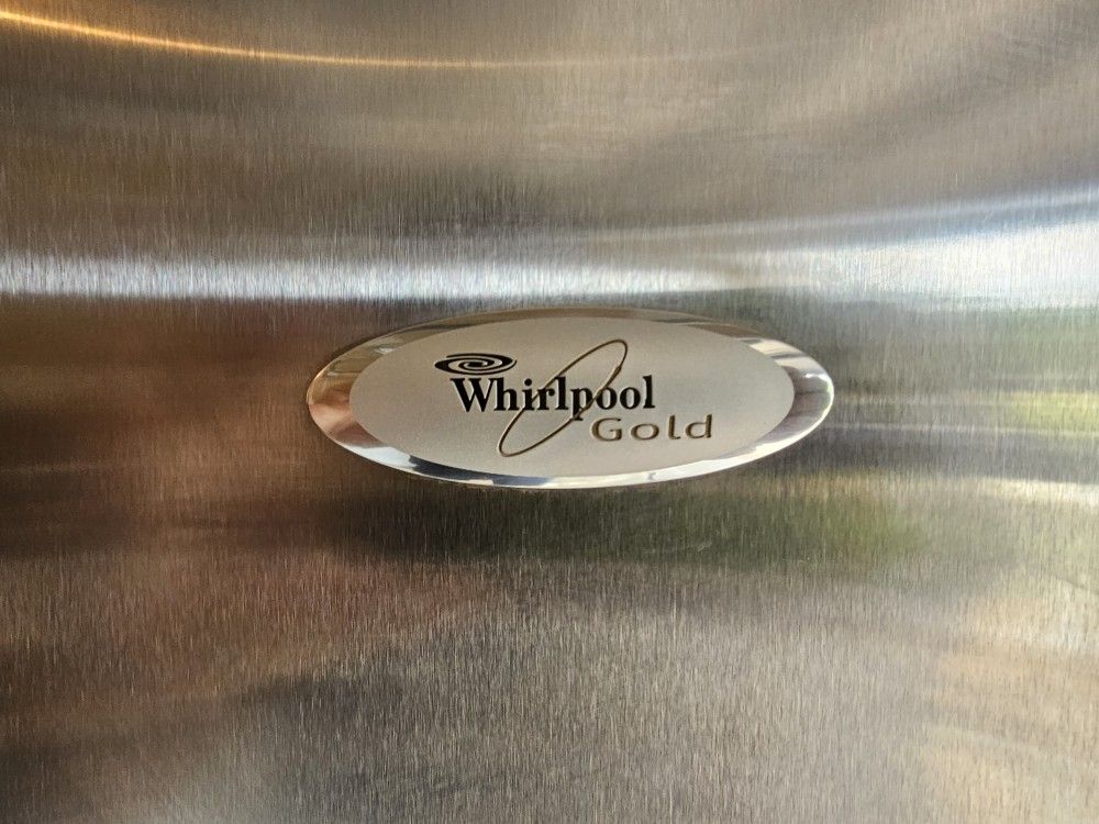 Whirlpool Gold SideBySide Refrigerator 25 Cubic Feet Stainless Steel