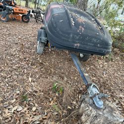 Small Trailer Compatible With Motorcycle
