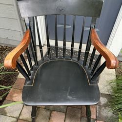 Vintage Black Windsor Chair (four available)