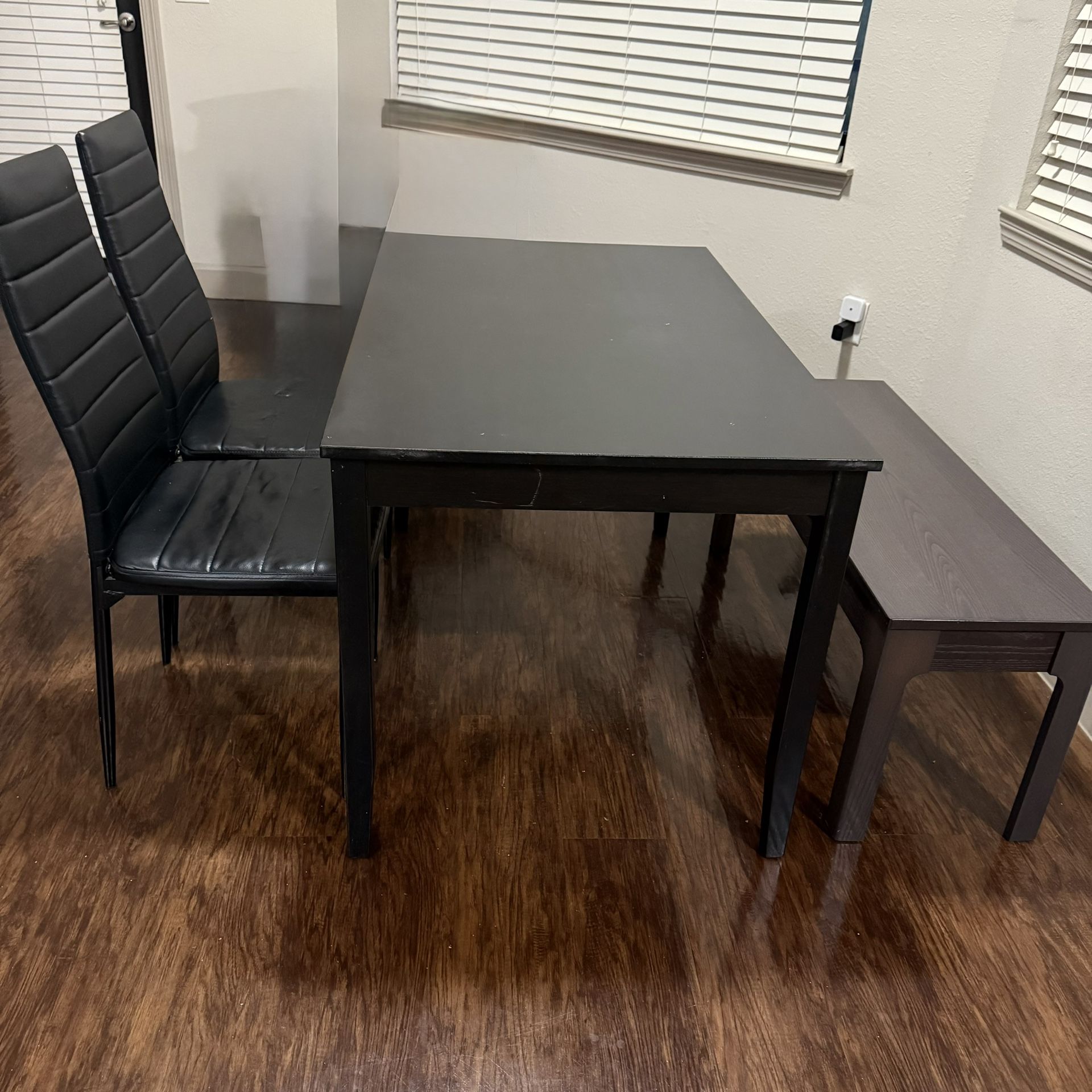 Dining Table With Chairs + Bench