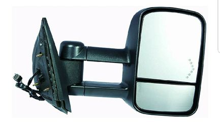 Depo 335-5409R3EFH1 Chevy/Silverado/Sierra Passenger Side Textured Heated Power Towing Mirror with Turn Signal