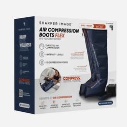 Sharper Image Air Compression Boots FLEX – Brand New (Open Box)