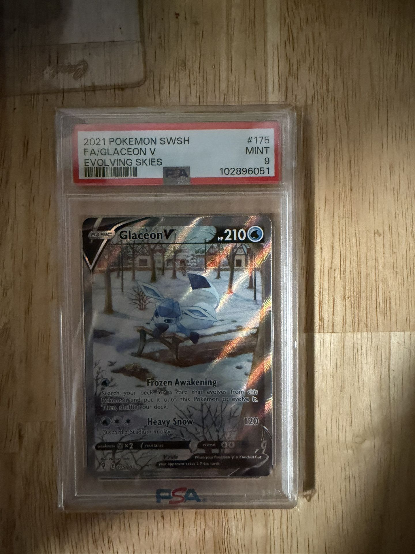 Glaceon v alt art psa 9