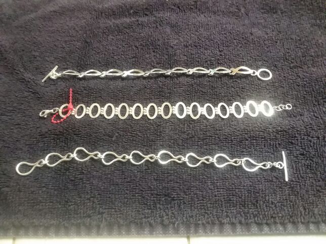 .925 silver bracelets - $25ea