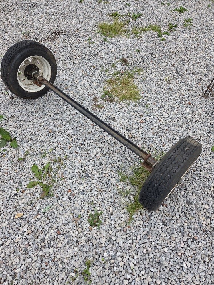 Harbor Feight Axle With 12 https://offerup.com/redirect/?o=SW4uVGlyZXM=