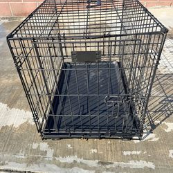 30” Medium Dog Crate w/ Tray – Clean & Ready