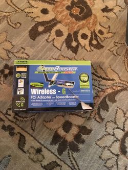 Wireless -G PCI Adapter