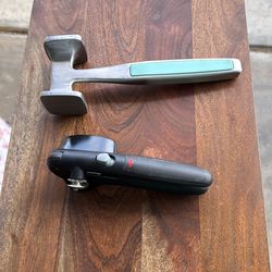 Can opener and meat tenderizer