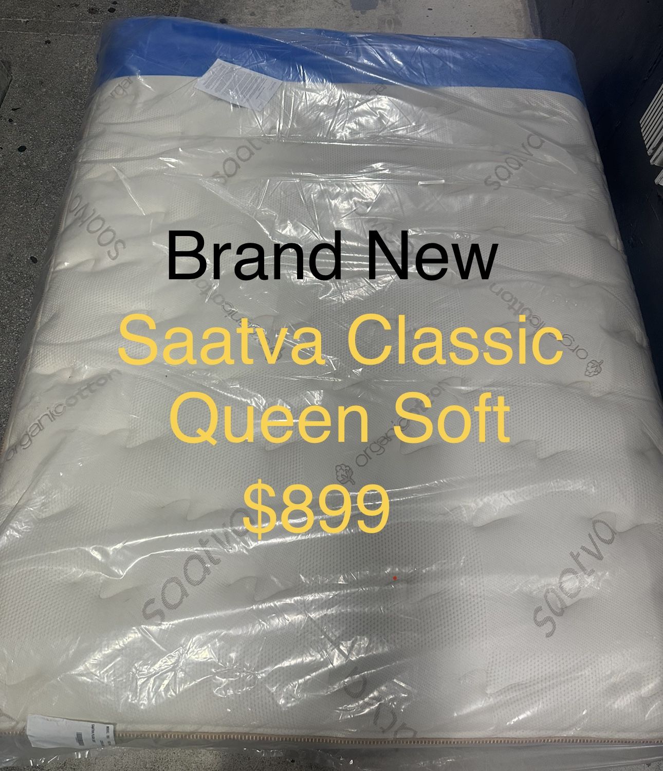 Luxury Saatva & Tempur-Pedic Mattresses – 50-80% Off! • Brand New, Minor Blemishes (Nothing That Affects Comfort) • King, Queen, Full, T