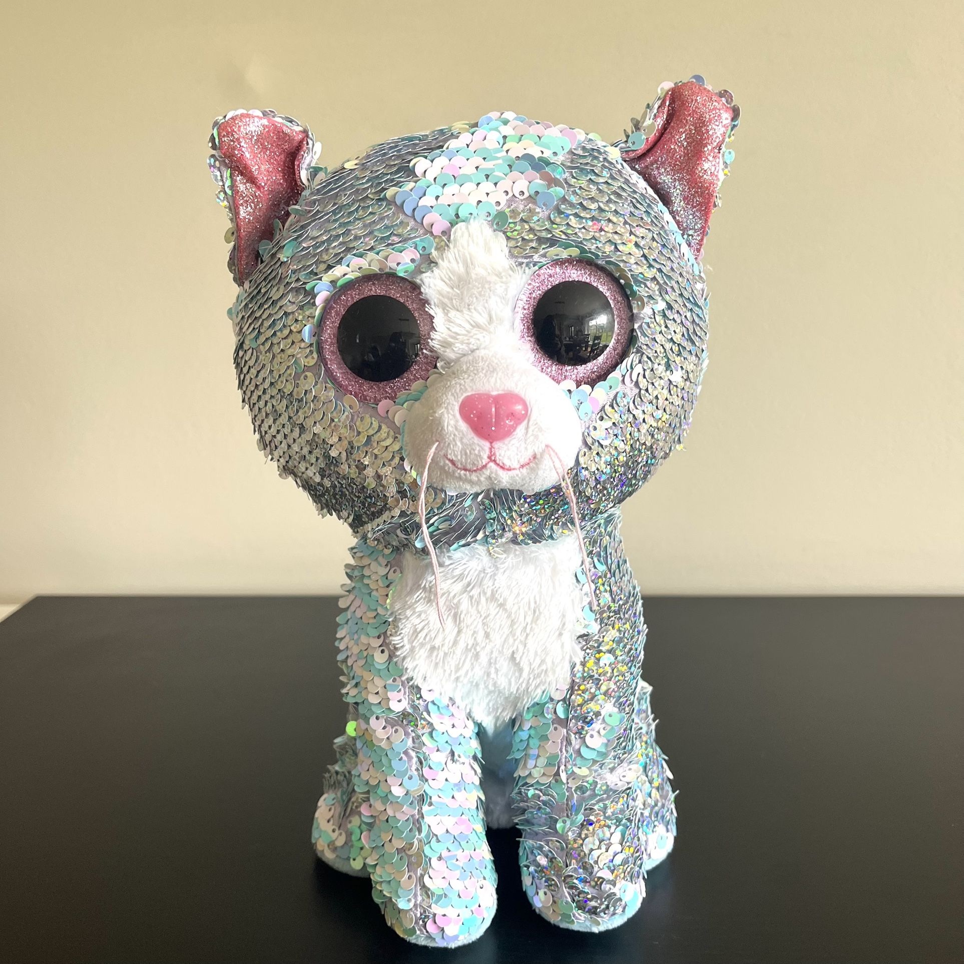 Ty Beanie Boos Flippables Whimsy Cat Blue 9 Inch 2019