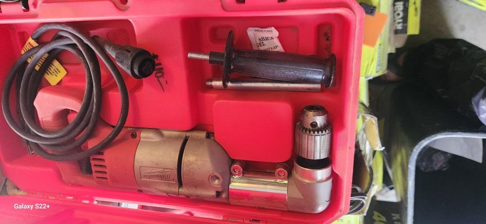 Milwaukee Corded Right Angle Drill