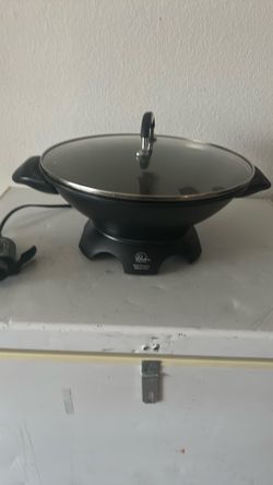 Nonstick wok stove plug in portable
