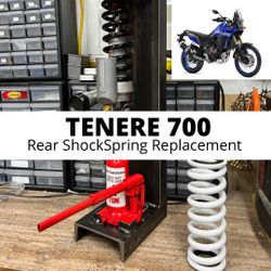 Tenere 700 Rear Spring Install