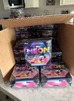 Topps Disney Neon Mega Box