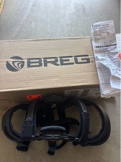 Breg Fusion with AirTech Knee Brace Support, Black, Size L, Knee Brace