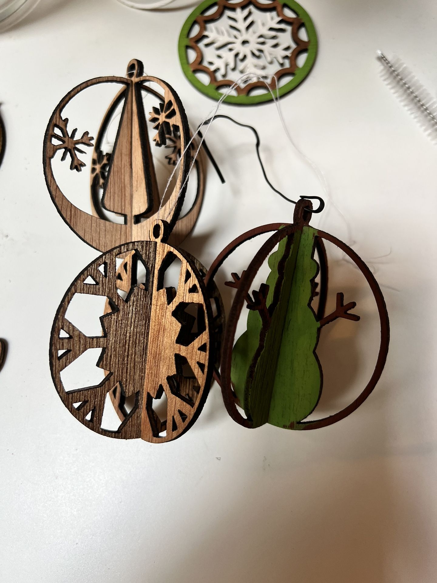 Wooden Christmas Ornaments