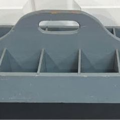 Rustic Wooden Farmhouse Tool Caddy Plant Display $15 for All 