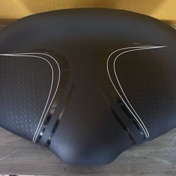 New Black Xl Noseless Oversized Bike Seat. Wide Saddle 