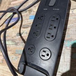 Belkin 8-Outlet 3000 Joules Black Surge Protector