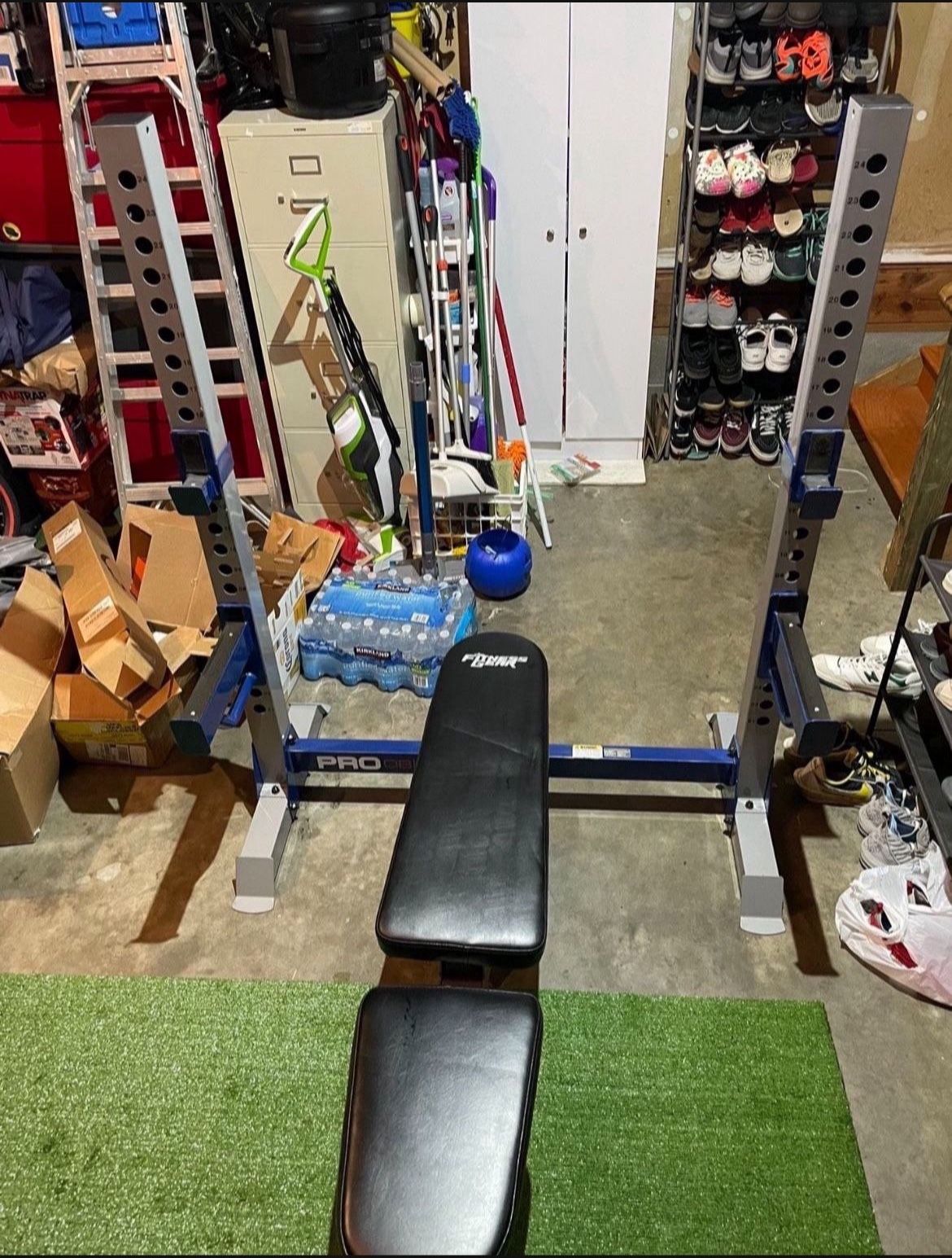 *BASICALLY NEW* Fitness Gear Bench Press And Squat Rack