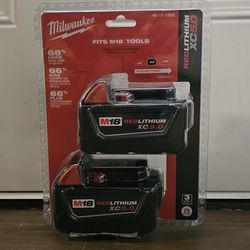 Milwaukee M18 RedLithium XC5.0 (2 Pack)