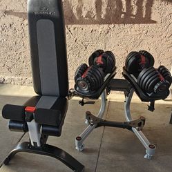 BOWFLEX DUMBELLS SET 