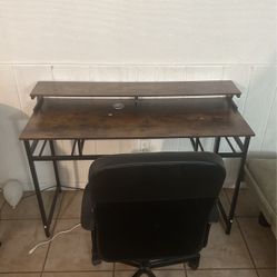 Desk And Office Chair