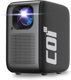 Outdoor Projector, 1080P WiFi Bluetooth Projector, 4K projector with Android TV9.0 400 ANSI Lumens Retails $264