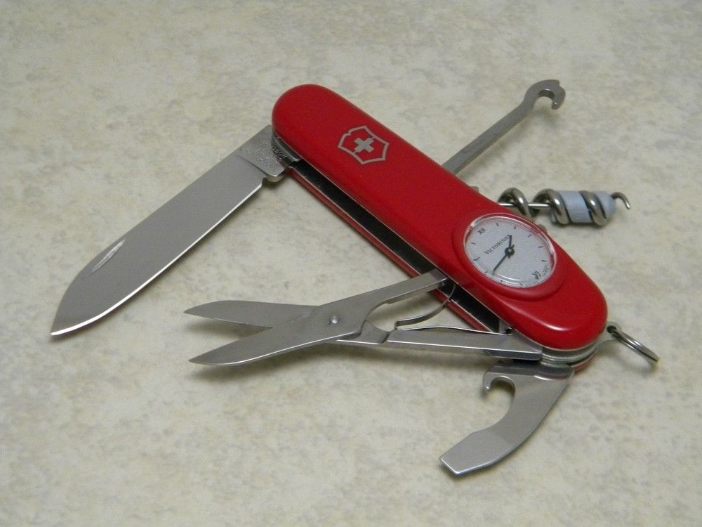 Swiss timekeeper victorinox knife